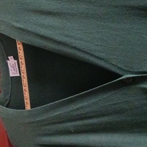 Button front sweater